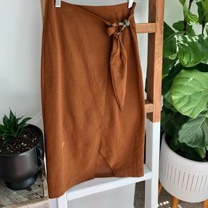 NWOT J.O.A. Wrap Skirt